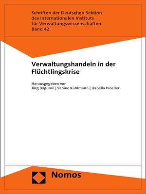 cover image of Verwaltungshandeln in der Flüchtlingskrise
